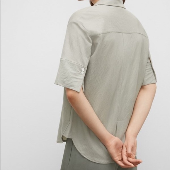 Club Monaco Sage Everywear Shirt - Picture 3 of 7